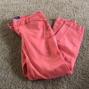 Pink chino pants